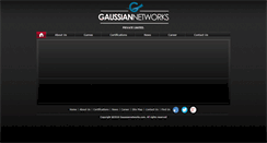 Desktop Screenshot of gaussiannetworks.com